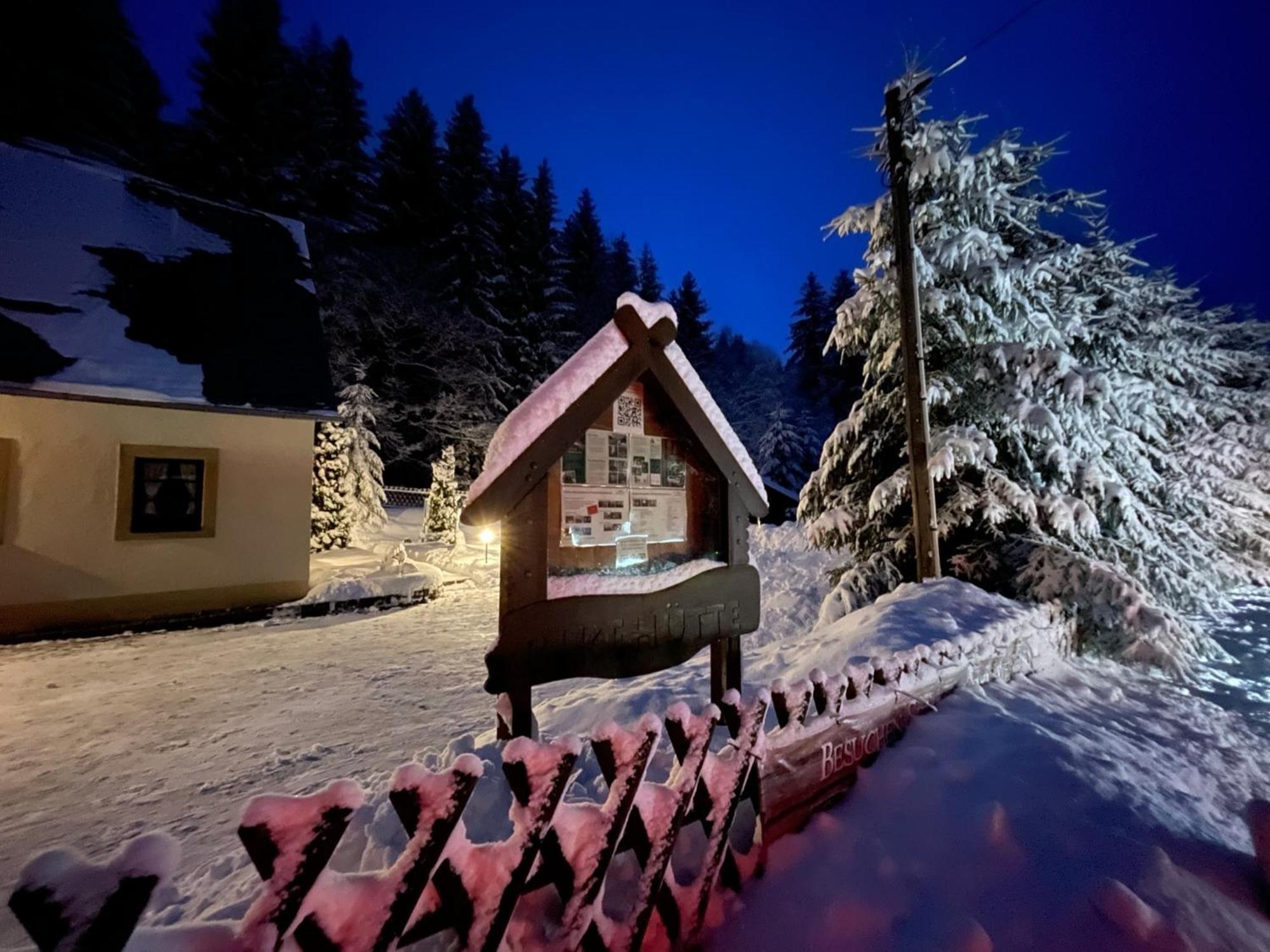 Ferienhaus Bikehütte Rehnhäusl Geising Exterior foto